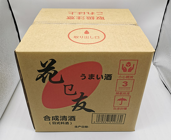 五層台灣黃紙日式料酒包裝紙箱